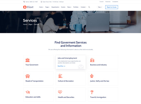 Service Page